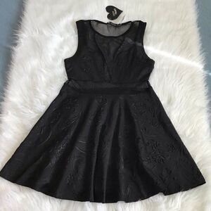 LF PAPER HEART LITTLE BLACK MINI DRESS NWT Sz 10